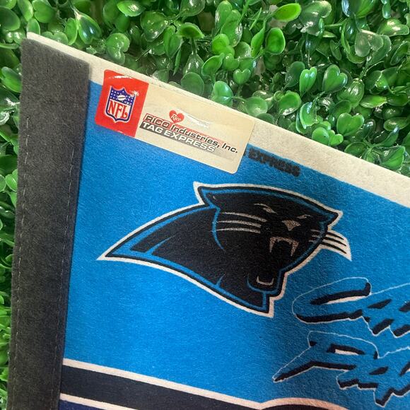 2004 Super Bowl XXXVIII New England Patriots' vs Panthers Pennant 2 Houston - Picture 10 of 11